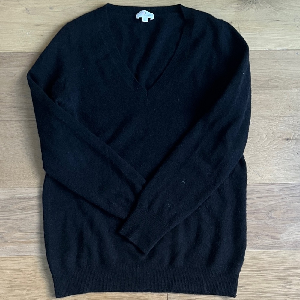 AG Adriano Goldschmied Cashmere V-Neck Sweater